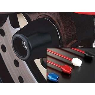 アグラス フロントアクスルプロテクター コーンタイプ ニンジャZX-12R 仕様 ジュラコン（R） カラー ホワイト 343-465-J0W