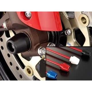 アグラス フロントアクスルプロテクター コーンタイプ ニンジャZX-6RR 仕様 アルミ カラー シルバー 343-471-A0S