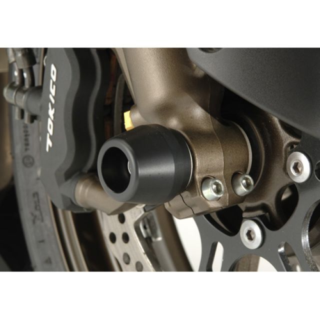 アグラス フロントアクスルプロテクター コーンタイプ ジュラコン(R)製 ZX-10R カラー ホワイト 343-473-J0W|モトメガネ 店
