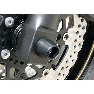 アグラス フロントアクスルプロテクター コーンタイプ ZRX1200 DAEG 仕様 アルミ カラー レッド 343-480-A0R