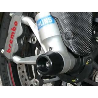 アグラス フロントアクスルプロテクターコーンタイプ 1098S 仕様 ジュラコン（R） カラー ブラック 343-558-J0B｜モトメガネ 店