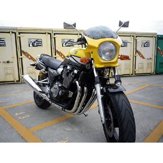 ワールドウォーク 汎用ビキニカウル DS-01 typeAERO（レディッシュイエローカクテル1） XJR1300 ds-01aero-y2｜モトメガネ 店