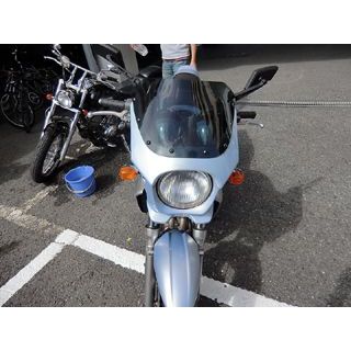 ワールドウォーク 汎用ビキニカウル DS-01 typeR（ムーンライトシルバー） バリオス2 ds-01r-k2｜モトメガネ 店