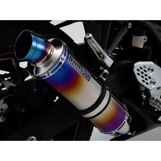 BMS R-EVO スリップオンマフラー 政府認証 MT-25 サイレンサー ヒートチタン G247-53-P1J|モトメガネ 店