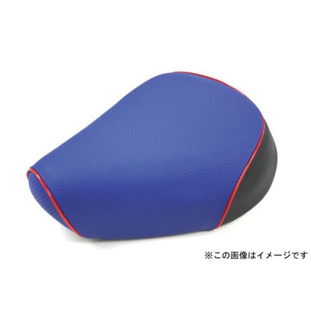 グロンドマン シグナスX SE44J（後期） 国産シートカバー エンボスブルー シグナスX タイプ 被せ 仕様 赤パイピング GR5555YC260P40