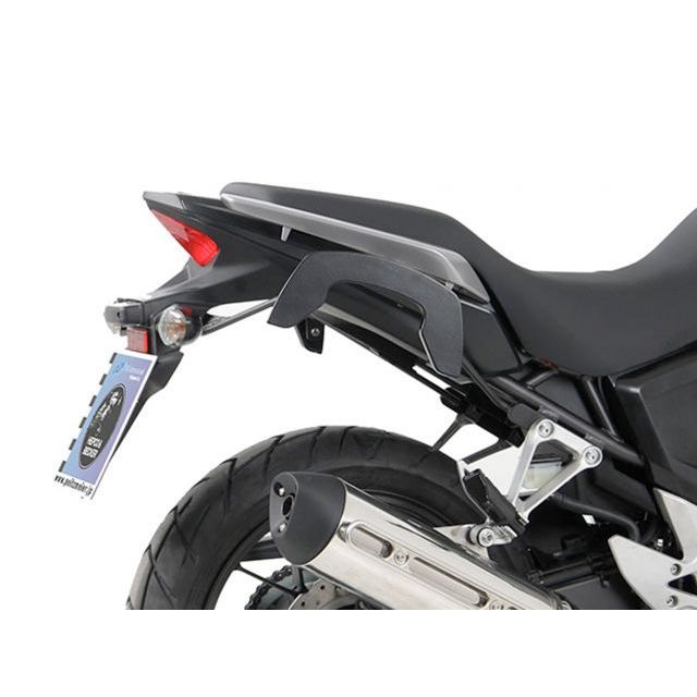 ヘプコ＆ベッカー サイドソフトケースホルダー（キャリア）「C-Bow」（ブラック） CB400X CB500X 630-978-0005｜モトメガネ 店