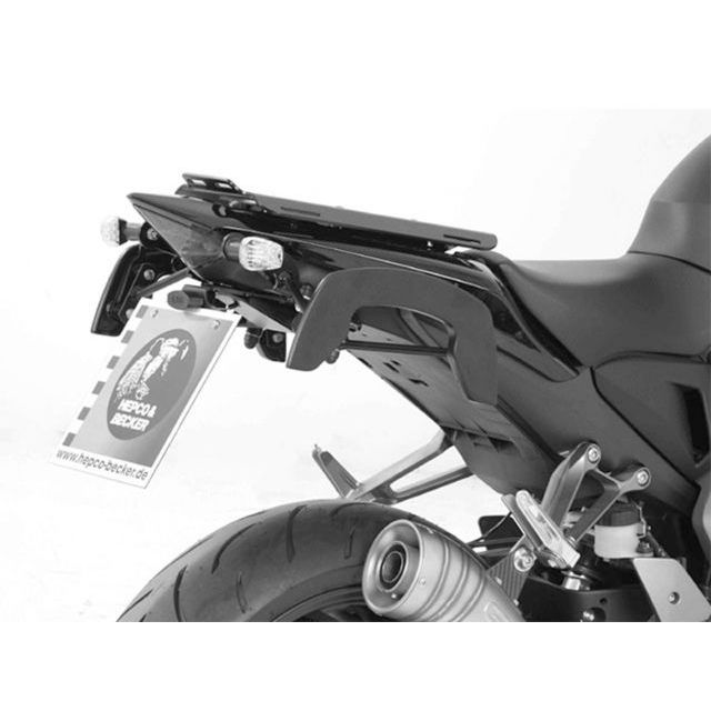 ヘプコ＆ベッカー サイドソフトケースホルダー（キャリア）「C-Bow」（ブラック） CB1000R タイプ フェンダーレス対応（ウィンカーステー付） 630-900-0001