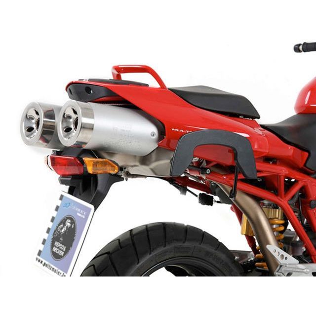 ヘプコ＆ベッカー サイドソフトケースホルダー（キャリア）「C-Bow」（ブラック） Multistrada620/1000/1100 630-784-0001｜モトメガネ 店
