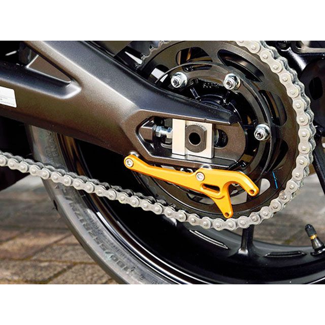ベビーフェイス スイングアーム・スタンドフック Vタイプ MT09 XSR900 カラー ブラック 005-Y0009BK