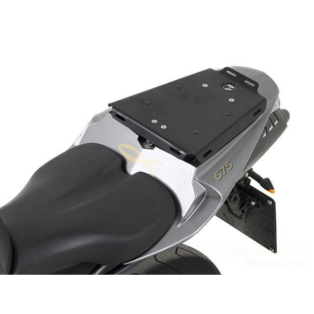 ヘプコ＆ベッカー タンデムシート置換型リアラック「Speedrack EVO」（ブラック） 675 Daytona 670-709-0001｜モトメガネ 店
