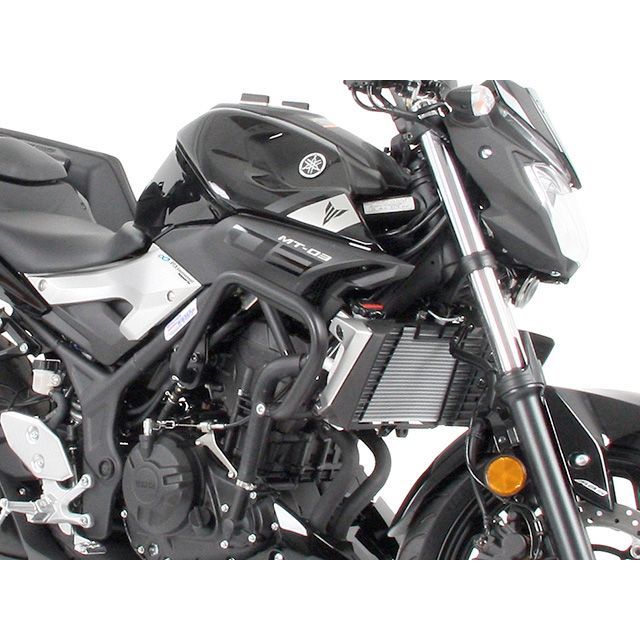 ヘプコ＆ベッカー エンジンガード（ブラック） MT-03 MT-25 501-4567-0001｜モトメガネ 店