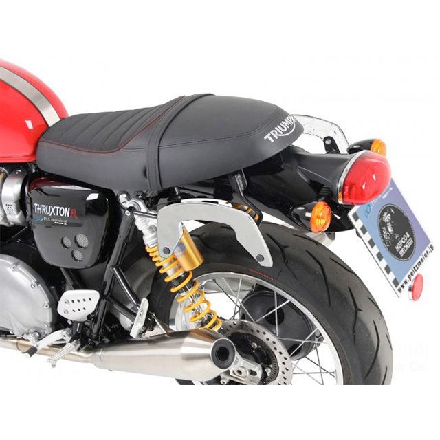 ヘプコ＆ベッカー サイドソフトケースホルダー（キャリア）「C-Bow」 Thruxton 1200/Thruxton 1200R カラー ポリッシュ 630-7542-0002｜モトメガネ 店 30,960円