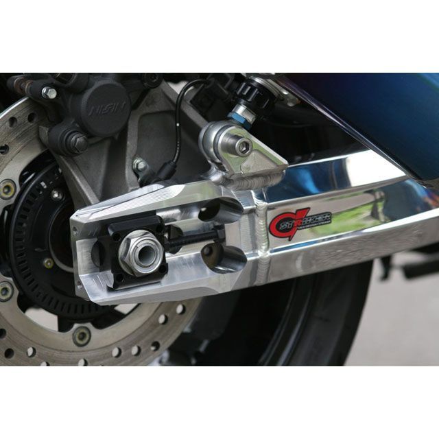 ストライカー G-STRIKER スイングアーム CB1300SF/SB 表面仕上げ バフ仕上 アジャスター部 ブラックアルマイト SS-SA53SL-BK｜モトメガネ 店