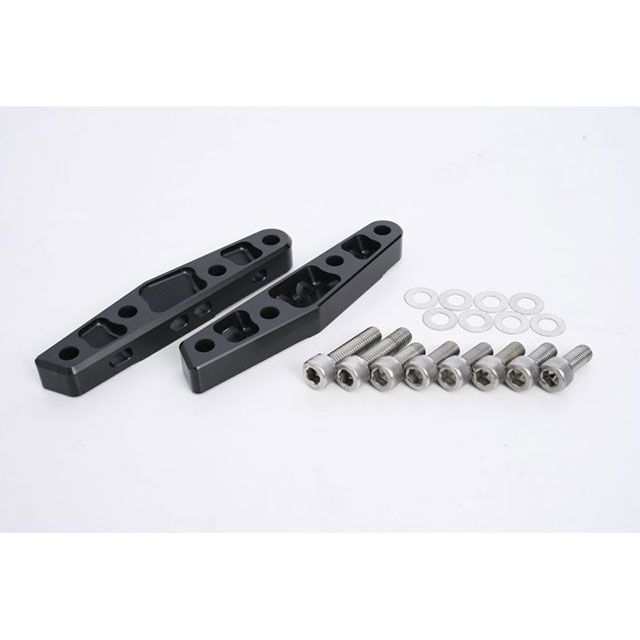 ハイパープロ AH1フォーク用 アキシャルキャリパーサポート brembo 40mm＆300mm SPORTSTER DYNA カラー ブラック 1470087B｜モトメガネ 店
