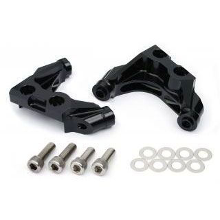 ハイパープロ AH1フォーク用 ラジアルキャリパーサポート brembo 108mmラジアル カラー ブラック 1470079B|モトメガネ 店