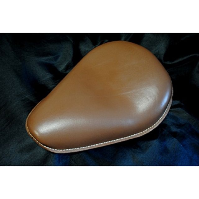 部品屋K&W DS1100専用ソロシートKIT リジットタイプ（本革サドルシート） DS1100 カラー 茶 P14056