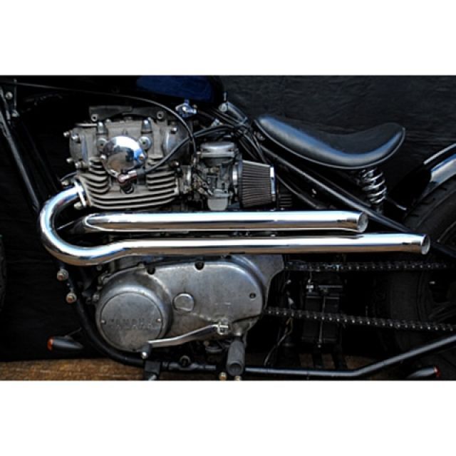 部品屋K&W XS650用ショットガンマフラー XS650 XS001
