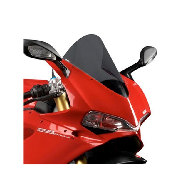 プーチ レーシングスクリーン 1299 PANIGALE カラー ダークスモーク 7621F｜モトメガネ 店