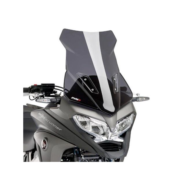 プーチ ツーリングスクリーン CROSSRUNNER カラー ダークスモーク 7626F|モトメガネ 店