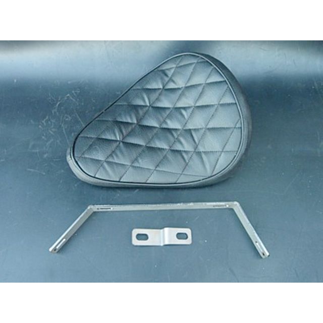 部品屋K&W 専用ソロシートKIT リジットタイプ（ステッチ） スティード タイプ ダイヤ カラー 黒 P12055