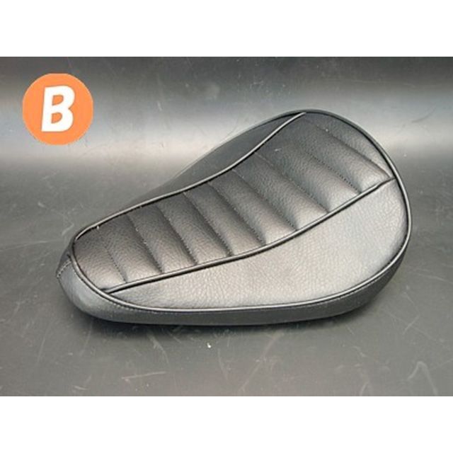部品屋K&W 専用ソロシートKIT スプリングタイプ（ステッチ） スティード タイプ タイプB カラー 黒 P12065