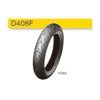 ダンロップ D408F 130/60B21 MC 63H（BW） TL フロント 汎用 305317｜モトメガネ 店