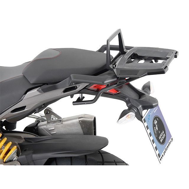 ヘプコ＆ベッカー トップケースホルダー Alurack/アルミラック（ブラック） 652-7560-0101