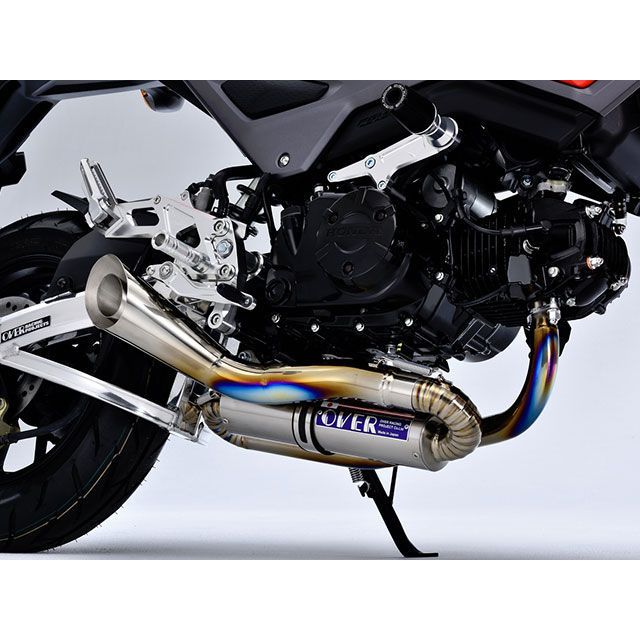 オーバーレーシング スパイラル フルチタン マフラー GROM ・13-22-23R