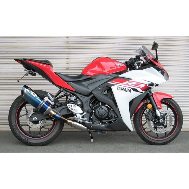 ビートジャパン NASSERT Evolution Type II フルエキゾーストマフラー YZF-R3/MT-03 サイレンサー ブルーチタン 0227-Y49-BL｜モトメガネ 店 107,263円