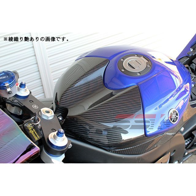 SPEEDRA タンクトップカバー ドライカーボン YZF-R6 カラー 綾織り艶あり CYA0402TG|モトメガネ 店