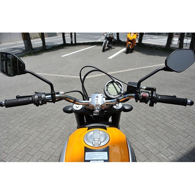 アエラ ハンドルバー LOW スクランブラー シックスティ2 AE-27119 BK｜モトメガネ 店