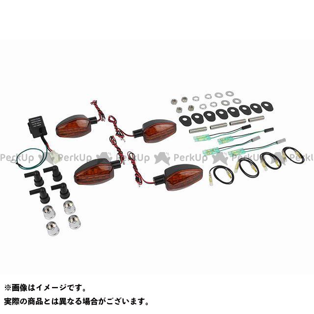 ポッシュフェイス ライトウェイトLEDウインカーキット MT-09 TRACER ボディカラー ブラック レンズカラー オレンジ ・065251-06|モトメガネ 店