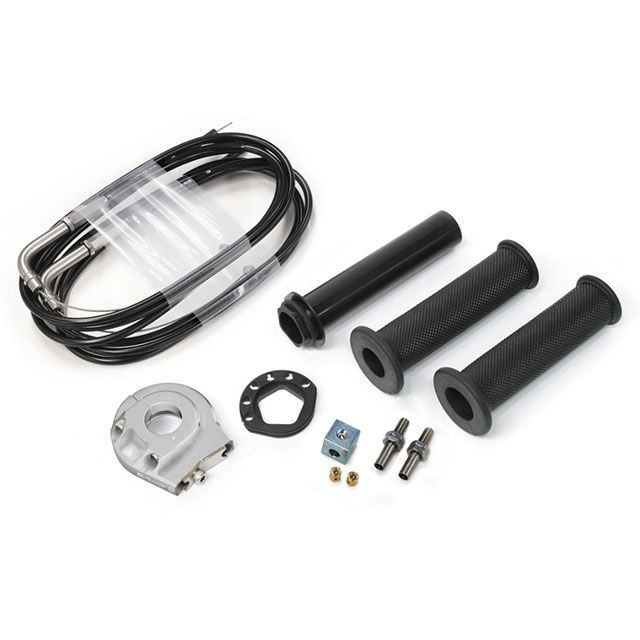 アクティブ ハイスロットルキット EVO2 汎用キット ラージホルダー 巻取φ54 汎用 ホルダーカラー ブラック 1064308|モトメガネ 店