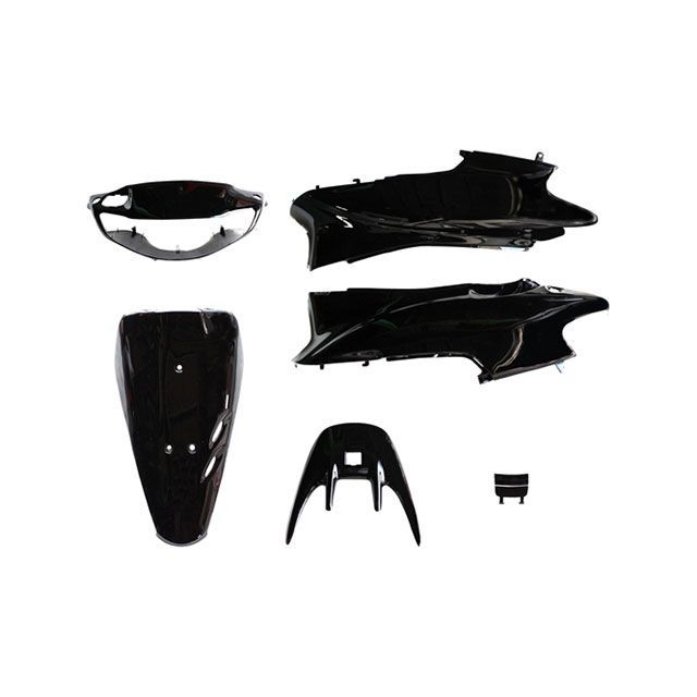 【メーカー直送】スーパーバリュー ライブディオ AF35 1型 外装6点セット ライブディオ カラー ブラック CWL323