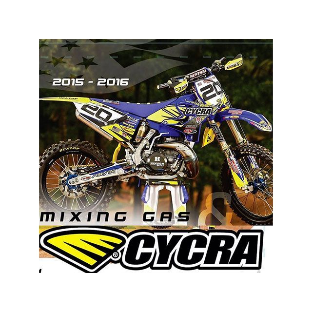 サイクラ YAMAHA パワーフローインテークラジエターシュラウド YZ125/YZ250/YZ250X（2005-2017）2T YZ125/YZ250 YZ250X カラー ブラック 1783-XX