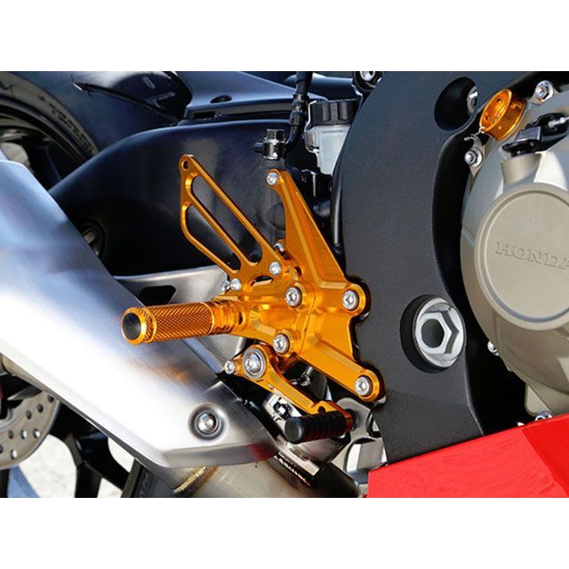 ベビーフェイス バックステップキット CBR1000RR カラー ゴールド 002-H032GDc