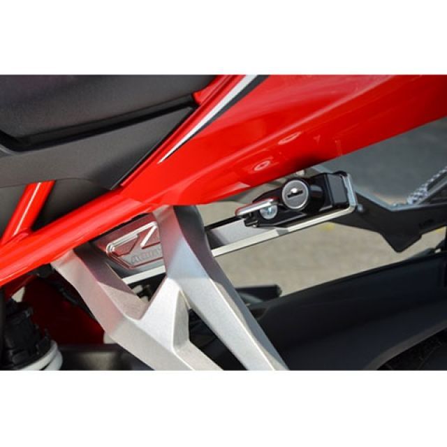 アグラス ヘルメットホルダー CBR250RR アルミステー シルバー ヘルメットロック メッキ 603-179-000SS