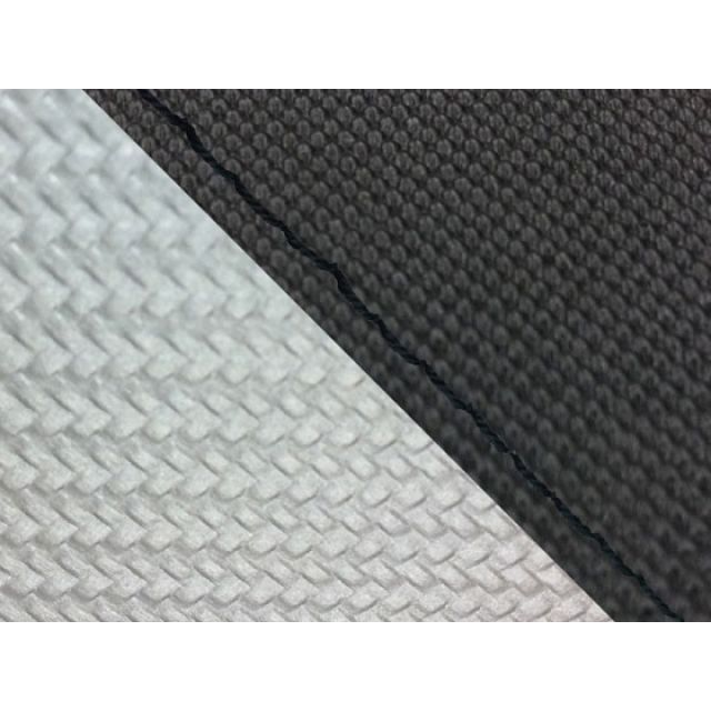 グロンドマン CBR1000RR（SC57） 国産シートカバー 張替 スベラーヌ黒＆カーボン銀 CBR1000RR 仕様 黒ステッチ 適合 シングル（フロント側） GH5574HC4617S10