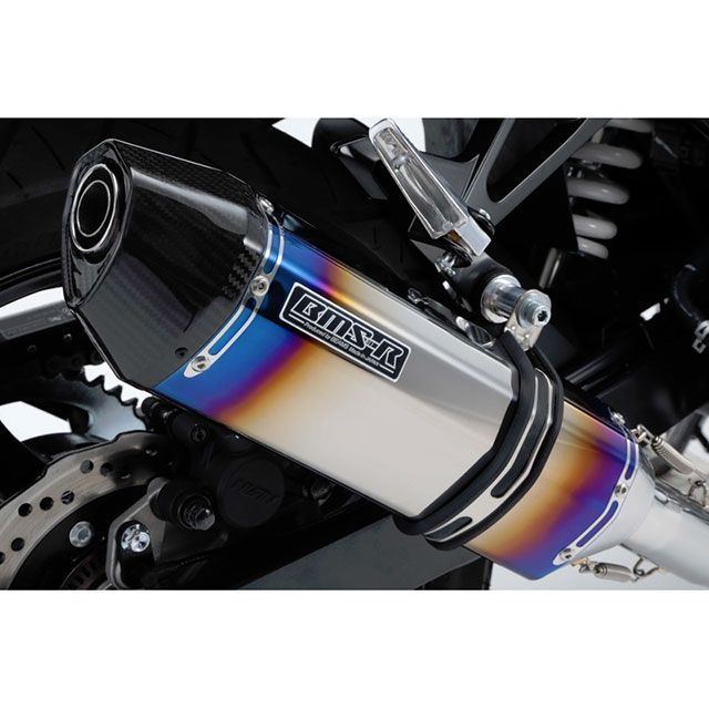BMS CORSA-EVO II スリップオンマフラー ヒートチタン 政府認証 GSX250R G335-65-P6J