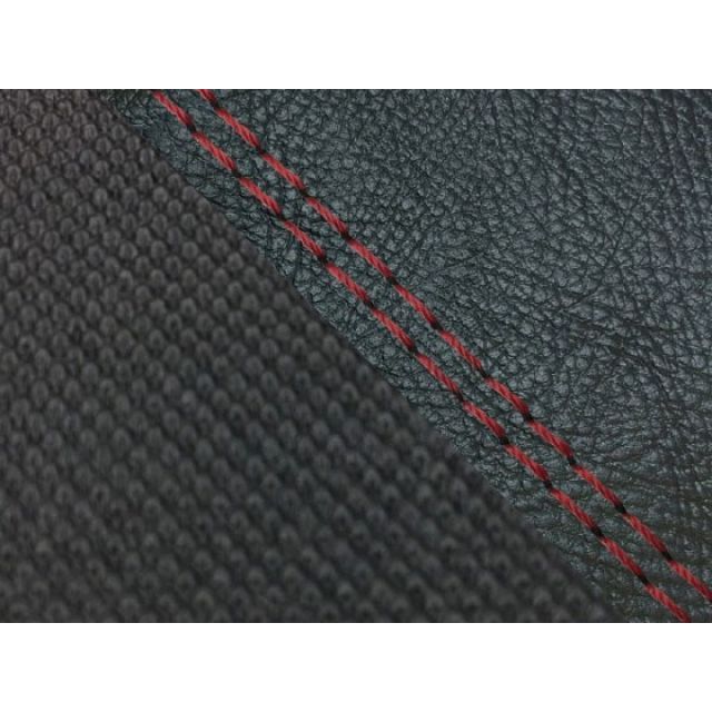 グロンドマン CBR1000RR（SC57） 国産シートカバー 張替 黒＆スベラーヌ黒 CBR1000RR 仕様 赤ダブルステッチ 適合 ダブル（リア側） GH5575HC3746SW40 5,628円