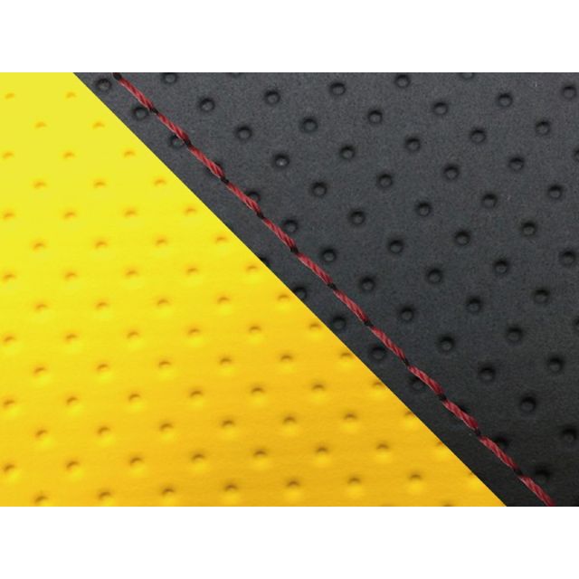 グロンドマン FZ1 フェザー（10年～）シングル（フロント側） グロンドマン国産シートカバー 張替（エンボス黒・エンボスイエロー） FZ1 フェザー 仕様 赤ステッチ GH5565YC825S40 6,604円