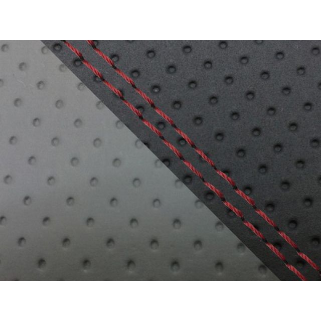 グロンドマン FZ1 フェザー（10年～）シングル（フロント側） グロンドマン国産シートカバー 張替（エンボス黒・エンボスグレー） FZ1 フェザー 仕様 赤ダブルステッチ GH5565YC812SW40