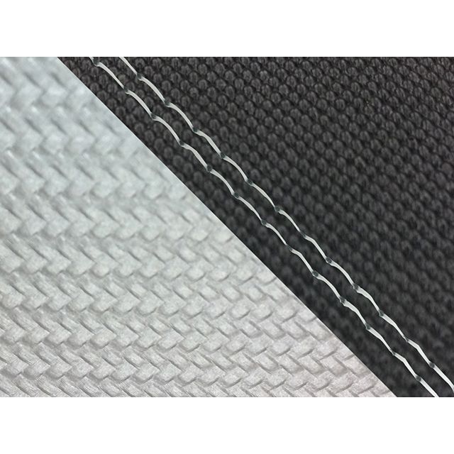 グロンドマン FZ1 フェザー（10年～）シングル（フロント側） グロンドマン国産シートカバー 張替（スベラーヌブラック・カーボンシルバー） FZ1 フェザー 仕様 透明ダブルステッチ GH5565YC4617SW0