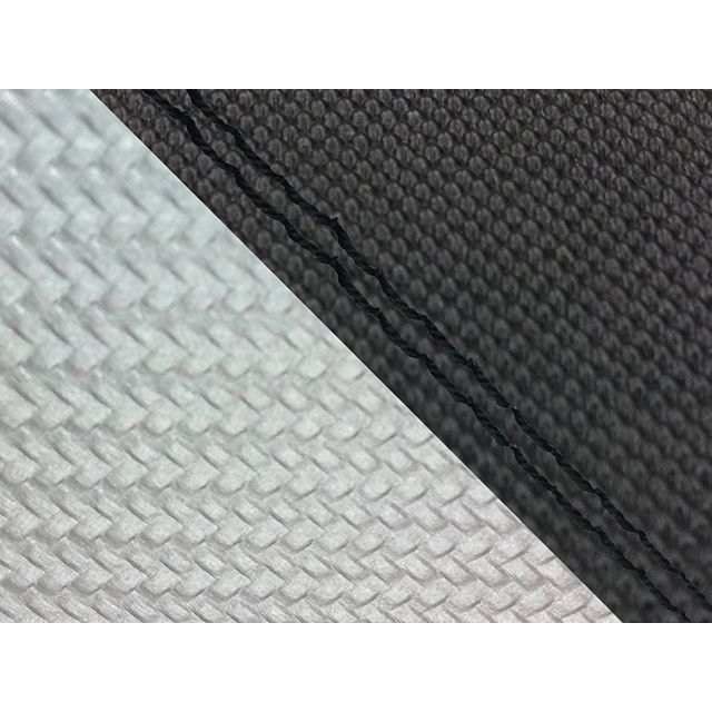 グロンドマン FZ1 フェザー（10年～）シングル（フロント側） グロンドマン国産シートカバー 張替（スベラーヌブラック・カーボンシルバー） FZ1 フェザー 仕様 黒ダブルステッチ GH5565YC4617SW10