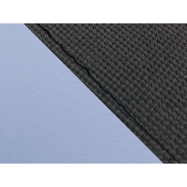 グロンドマン FZ1 フェザー（10年～）シングル（フロント側） グロンドマン国産シートカバー 張替（スベラーヌブラック・ライトブルー） FZ1 フェザー 仕様 黒ステッチ GH5565YC4634S10