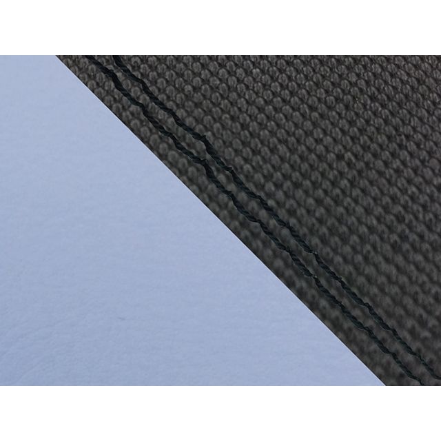 グロンドマン FZ1 フェザー（10年～）シングル（フロント側） グロンドマン国産シートカバー 張替（スベラーヌブラック・ライトブルー） FZ1 フェザー 仕様 黒ダブルステッチ GH5565YC4634SW10