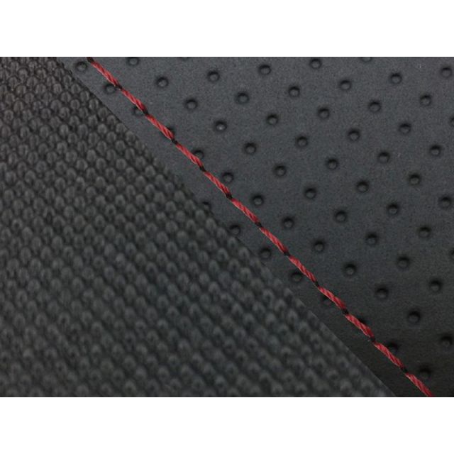 グロンドマン FZ1 フェザー（10年～）タンデム（リア側） グロンドマン国産シートカバー 張替（エンボス黒・スベラーヌブラック） FZ1 フェザー 仕様 赤ステッチ GH5566YC846S40