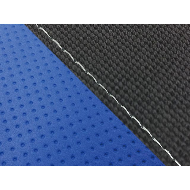 グロンドマン FZ1 フェザー（10年～）タンデム（リア側） グロンドマン国産シートカバー 張替（スベラーヌブラック・エンボスブルー） FZ1 フェザー 仕様 透明ステッチ GH5566YC4626S0