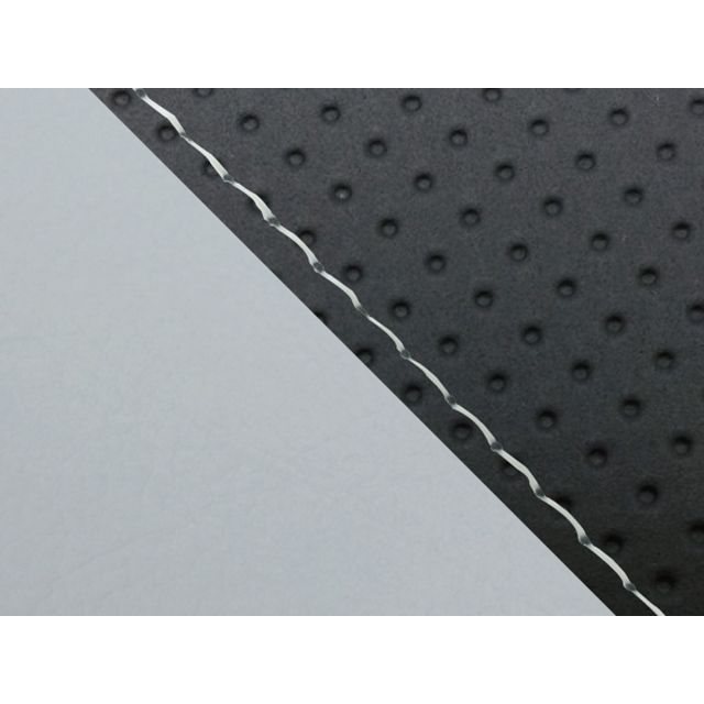 グロンドマン W650（99年 EJ650A1/C1） グロンドマン国産シートカバー 張替（エンボス黒/グレーライン） W650 仕様 透明ステッチ GH5557KC87S0