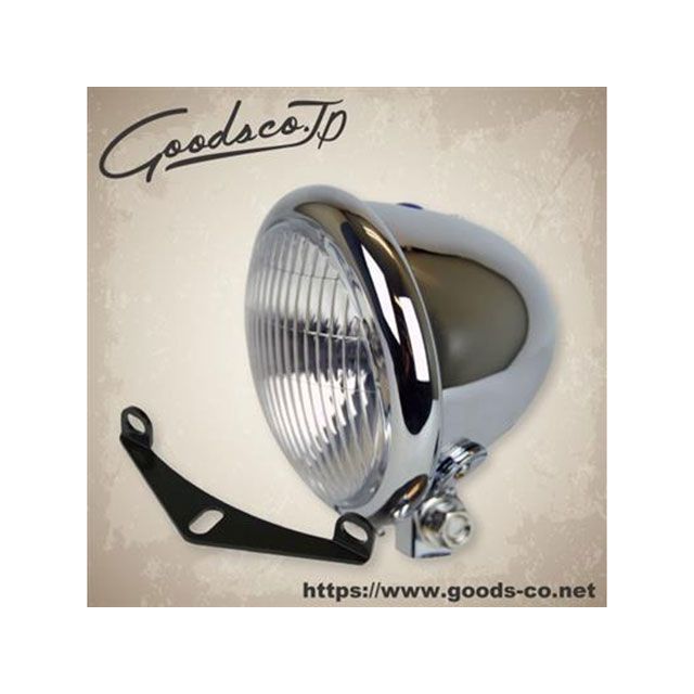 グッズ 4-1/2”ベイツライトキット/SR400/500 SR400/500 カラー クローム 66-84119SR|モトメガネ 店
